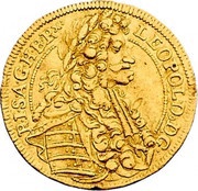 1 Ducat - Leopold I Graz obverse image