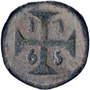 5 Bazarucos - José I Dio mint, India, 1765-1768 reverse image