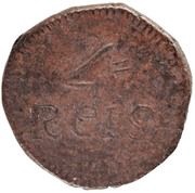 4½ Reis - João VI Small armillary sphere - Goa mint, India, 1816-1826 reverse image