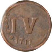 5 Réis - João V Goa mint obverse image