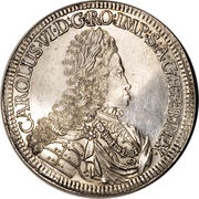 2 Thalers - Charles VI Hall obverse image