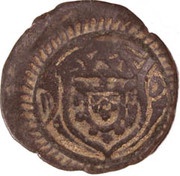 ½ Atiá "2 Duganis" - Maria I and Pedro III Dio mint obverse image
