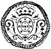 7½ Reis - João Prince Goa mint obverse image