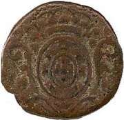 7 2⁄4 Réis - João Prince Goa mint obverse image