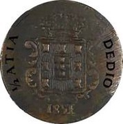 ½ ATIÁ - Maria II Pattern, Diu Mint obverse image