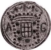 10 Bazarucos [Doted Shield] - José I Goa mint "A-G" obverse image