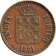 10 Réis - Luíz I Mumbai mint obverse image