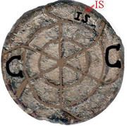 Wheel of 15 Bazarucos - João V Goa mint to Chaul, India, 1706-1750 reverse image