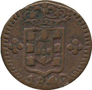 15 Réis - Maria II Damão Mint obverse image