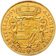 1 Ducat - Maria Theresia Graz, Austria, 1743-1745 reverse image
