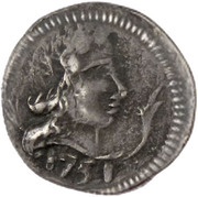 30 Réis "½ Tanga"- José I- Goa mint obverse image