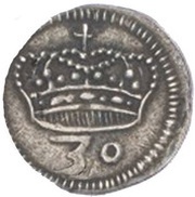 30 Réis "½ Tanga"- José I- Goa mint reverse image