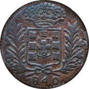30 Réis - Maria II Damão Mint obverse image