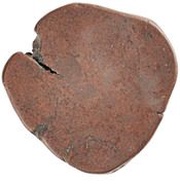 30 Réis - Maria II Countermarked over ½ Tanga reverse image