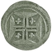 60 Reis - João V Goa mint, India, 1726-1738 reverse image