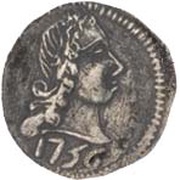 60 Réis "1 Tanga" - José I Goa mint obverse image