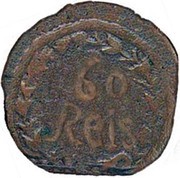 60 Réis "1 Tanga"- José I Goa mint, India, 1760-1762 reverse image