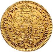1 Ducat - Maria Theresia Hall, Austria, 1750-1765 reverse image