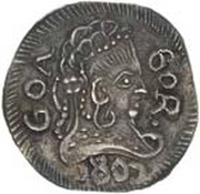60 Réis - Maria I Goa mint obverse image
