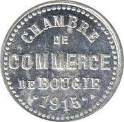 5 Centimes Bougie Chamber of Commerce; Straight "5" and Small "C" obverse image