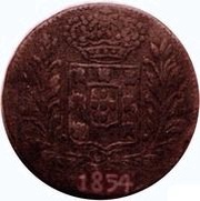 60 Réis - Tanga - Pedro V Damão Mint obverse image