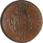 1 Tanga / 60 Réis - Luíz I Mumbai mint obverse image