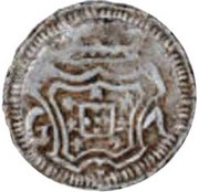 ½ Pardau - João V Goa mint, India, 1726-1728 reverse image
