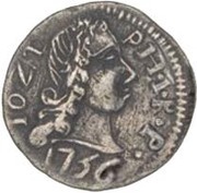 ½ Pardau - José I Goa mint obverse image