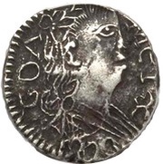 ½ Xerafim - João VI Big armillary sphere, Goa mint obverse image