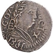 ½ Xerafim - Miguel I Goa mint obverse image