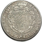 3 Thalers - Rudolf II Hall, Austria, 1604 reverse image
