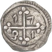 1 Xerafim - João V Dio mint, India, 1729-1738 reverse image