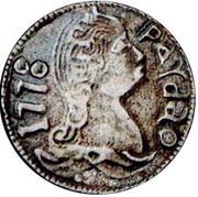 1 Pardau - José I Goa mint obverse image