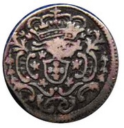 1 Pardau - Maria I and Pedro III Goa mint, India, 1782-1787 reverse image