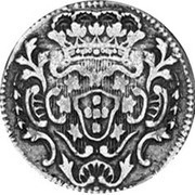 Pardau - Maria I Widow veil, Goa mint, India, 1787-1795 reverse image