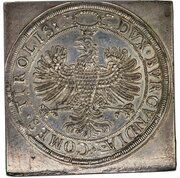 3 Thalers - Ferdinand II Hall; Klippe, Austria, 1635 reverse image