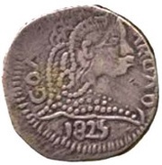 1 Pardau - João VI Big armillary sphere, Goa mint obverse image