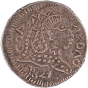 1 Pardau - Pedro IV Goa mint obverse image