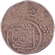 1 Pardau - Pedro IV Goa mint, India, 1827-1828 reverse image