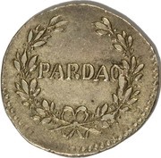 Pardau - Maria II Goa Mint, India, 1845-1848 reverse image