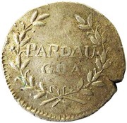 PARDAU DE GOA - Luiz I, India, 1866-1869 reverse image
