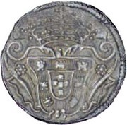 1 Rupia - João V Goa mint, India, 1728-1752 reverse image