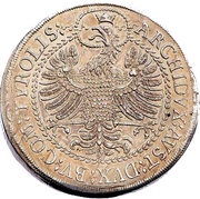 3 Thalers - Leopold I Hall, Austria, 1686-1696 reverse image