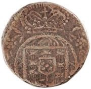 1 Rupia - João VI Big armillary sphere, Goa mint, India, 1818-1826 reverse image