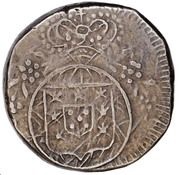 1 Rupia - João VI Small armillary sphere, Goa mint, India, 1818-1826 reverse image