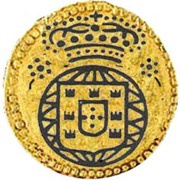 São Tomé de 2 Xerafins - João VI Small armillary sphere - Goa mint obverse image