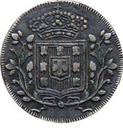 RUPIA DE GOA - Maria II reverse image