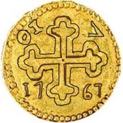 4 Xerafins São Tomé - José I Damão mint, India, 1767 reverse image