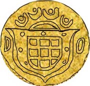 São Tomé de 5 Xerafins - João V Dio mint obverse image
