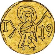São Tomé de 5 Xerafins - João V Dio mint, India, 1718-1728 reverse image